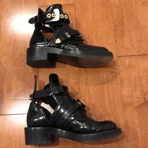 balenciaga holographic boots